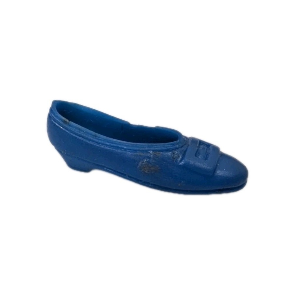 Vintage Barbie Francie Doll Blue Buckle Squishy Single Shoe Japan Mattel 1960's